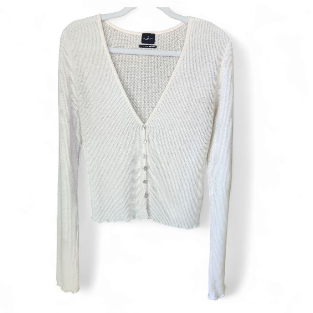 Urban outfitters out from under button knit top fairy cottagecore aesthetic cozy